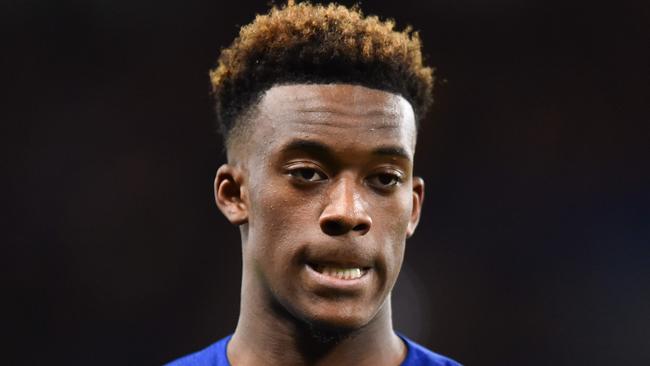 Chelsea winger Callum Hudson-Odoi also tested positive to COVID-19. Picture: AFP