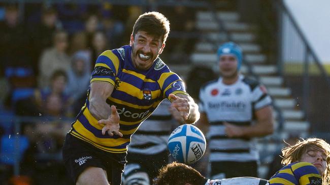 Jake Gordon playing for the Students in the Shute Shield. Pic: Karen Watson