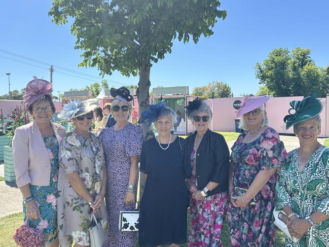 A group of New Zealanders enjoying Melbourne Cup Day. Picture: Oscar Jaeger