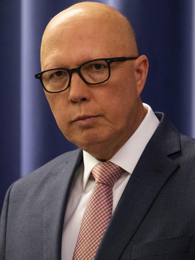 Leader of the Opposition Peter Dutton. Picture: NCA NewsWire / Martin Ollman