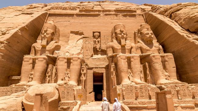 Abu Simbel temple in Aswan.