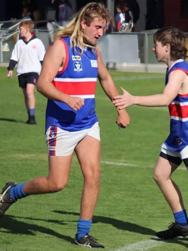 The Gippsland teen played for the Bunyip Football Club. Picture: Facebook/Bunyip Football Club