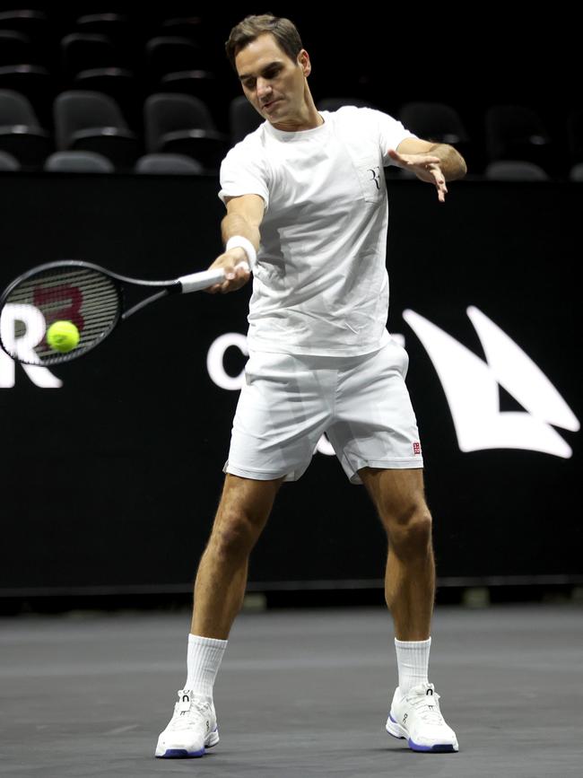 Roger Federer is the brand ambassador for Credit Suisse. Picture: Getty Images