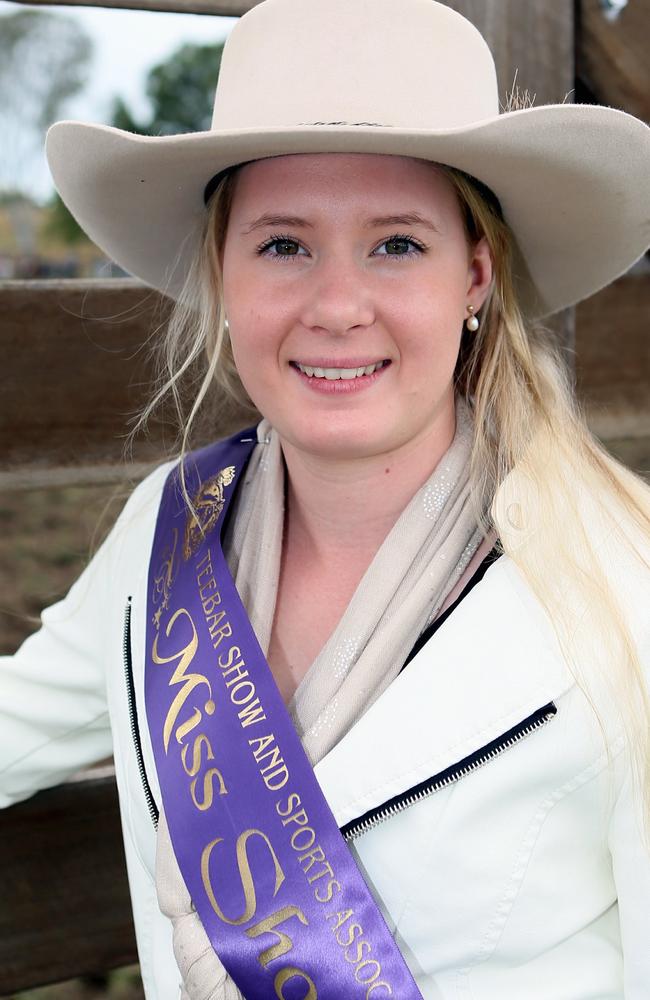 Teebar Miss Showgirl 2016: Davina Corfield. Photo: Brendan Bufi / Fraser Coast Chronicle