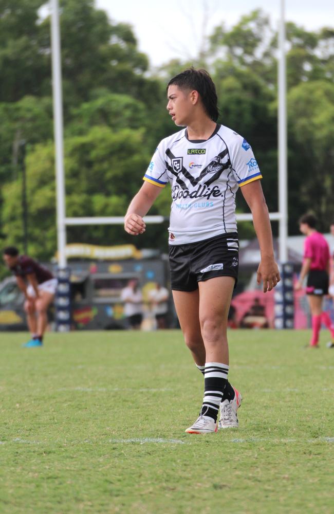 Justus Lowndes as a player for Souths Logan Magpies.