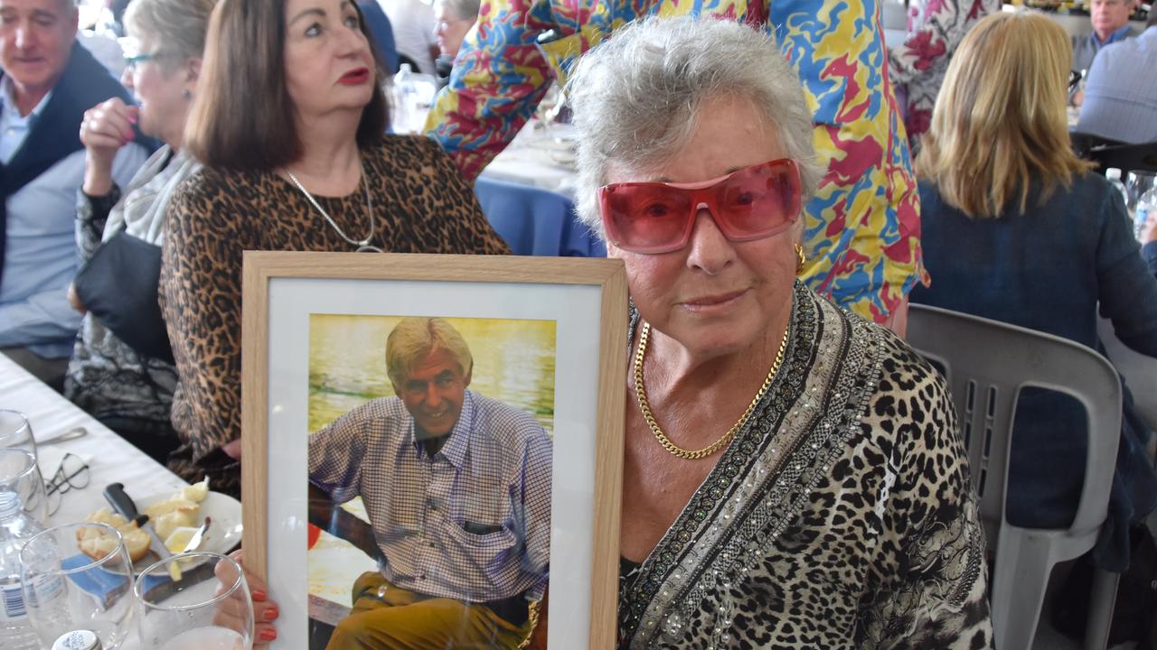 Prostate Cancer Awareness lunch 2019: Mary-Lou Little with a photograph of her late husband John.