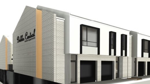 The proposed design of the serviced apartments on exhibition on Victoria St in Dubbo.