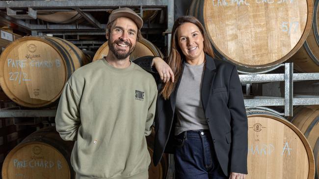 Nick Dugmore and Alana Dales have always had deep conversations about what they’ve experienced with cancer and have a new podcast The Power of Awareness. Picture: Ben Clark