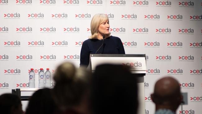 Chief Minister Eva Lawler has declared the Territory will play a “critical” role in defence of Australia. Picture: Milton Drescher