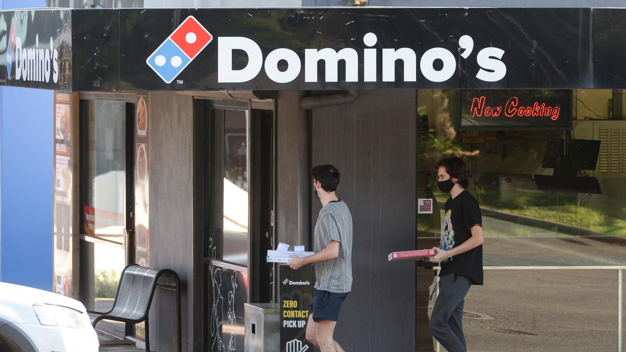 Domino's Pizza has raked in the dough during the pandemic. Picture: NCA NewsWire/Brenton Edwards
