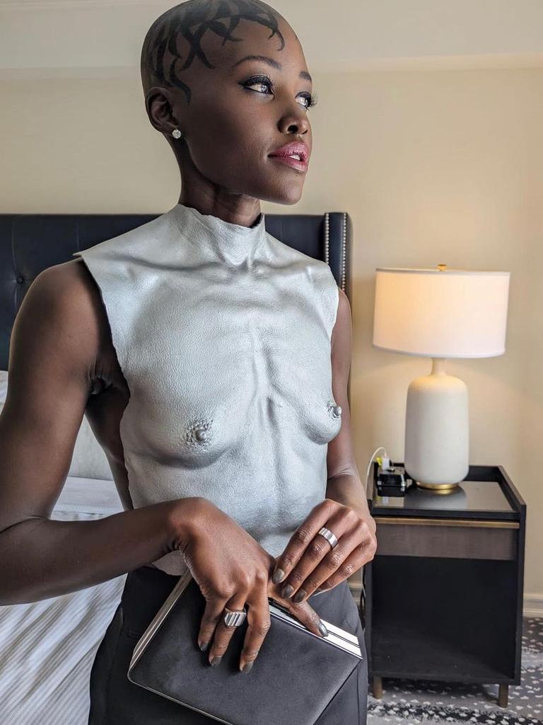 Lupita was praised for her daring outfit.