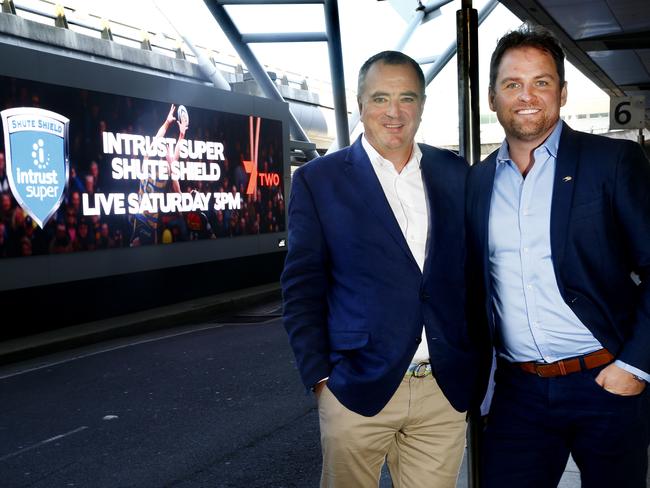 John Murray and Nick Fordham are the brains behind the Origin-style club game. Picture: John Appleyard