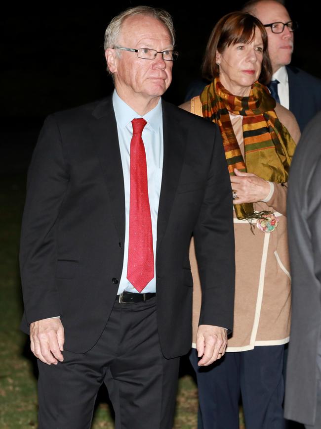 ARL chairman Peter Beattie attends the presentation. Picture: Damian Shaw