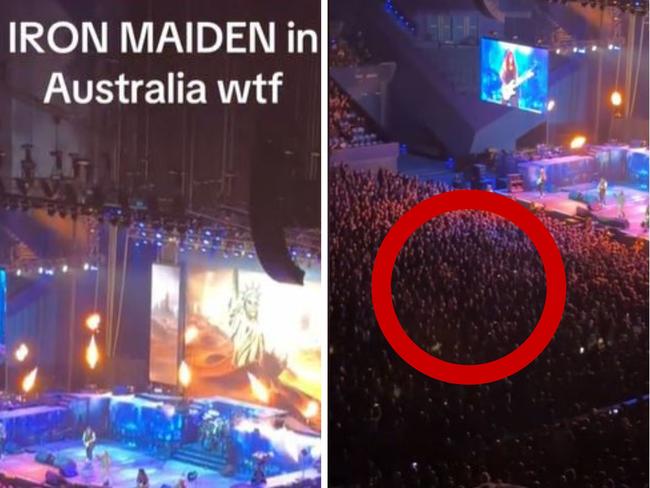 Iron Maiden are currently on tour in Australia.