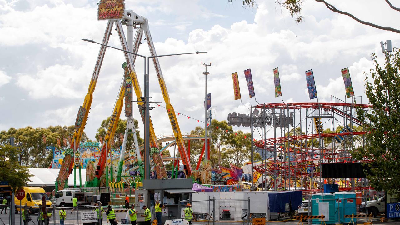 Police have doubled their presence at this year’s show. Picture: NCA NewsWire / David Swift