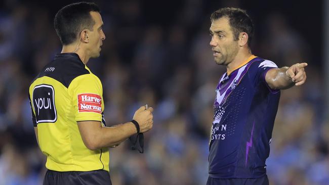 He loves a chat, does Smithy. (Mark Evans/Getty Images)