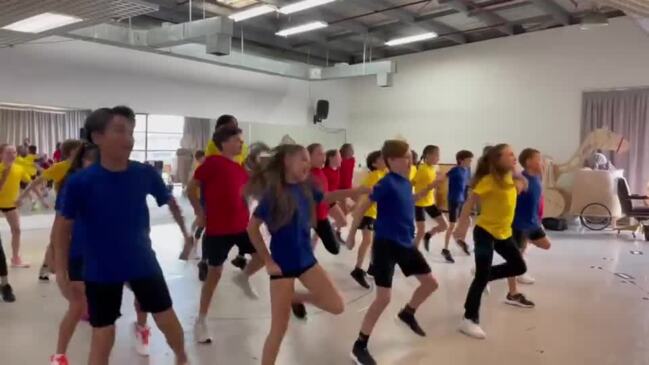 Young performers rehearse for Joseph and the Amazing Technicolor Dreamcoat