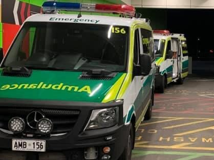 Ramping at Adelaide hospitals, including the RAH, the Modbury Hospital and Port Augusta Hospital on Thursday 22nd July 2020. Picture supplied by Phil Palmer of Ambulance Employees Association