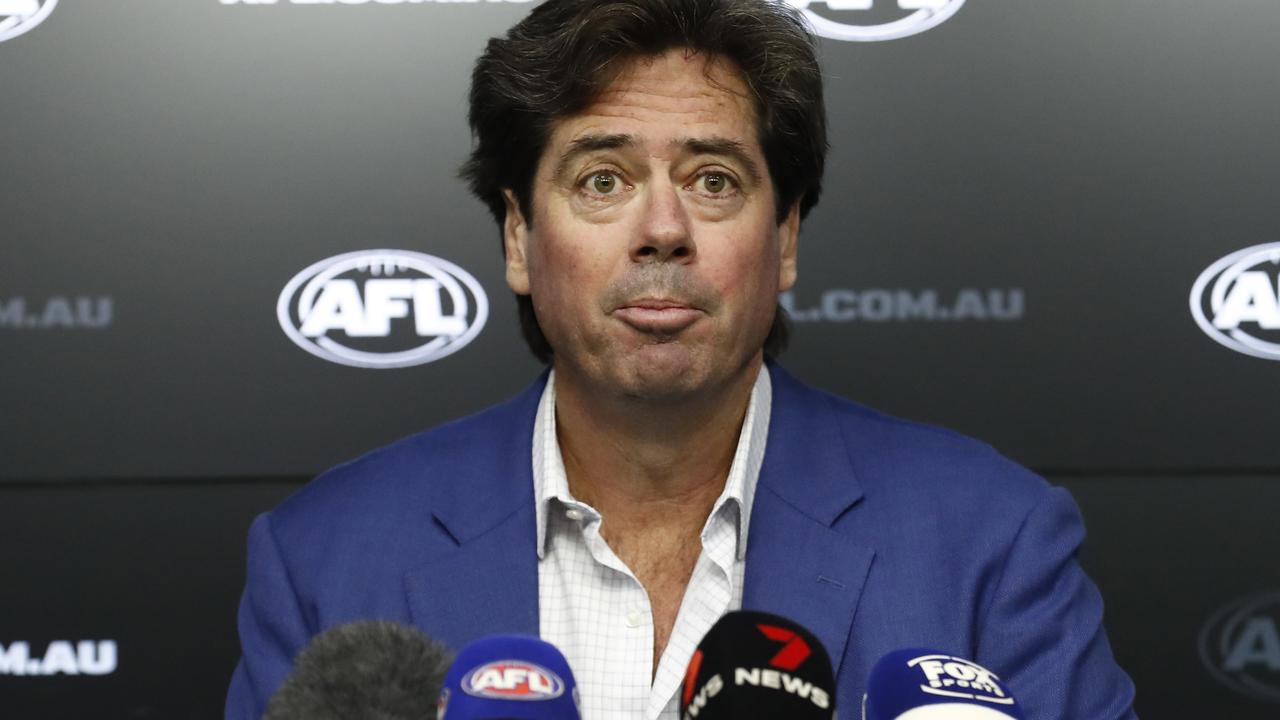 McLachlan fronted the media. Photo by Darrian Traynor/Getty Images