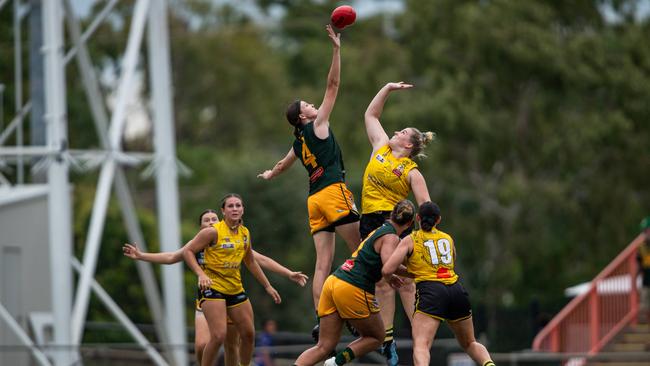 St Mary's vs Nightcliff Tigers 2023-24 NTFL women's qualifying final. Picture: Pema Tamang Pakhrin