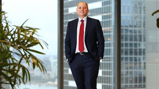 Westpac, led by Peter King, has reported a 12 per cent drop in interim cash profit to $3.1bn, hit by competition and soured loans. Picture: Jane Dempster