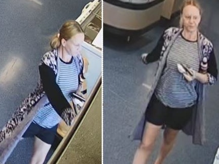 Rene Latimore was seen at Sarina supermarket at the beginning of August, 2021. Picture: Queensland Police Media