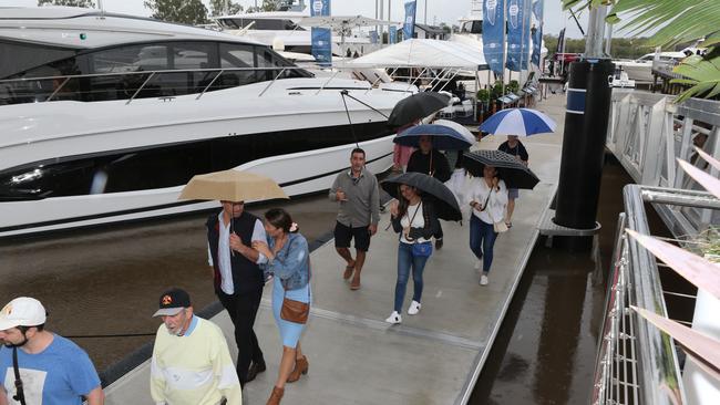 Crowds at this year’s boat show. Picture Mike Batterham