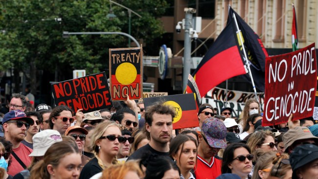 Thousands Of Invasion Day Protesters Swarm Parliament House As Anti ...