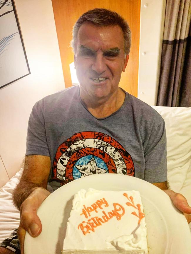 Ian Roberts of Port Macqauire, NSW. He missed his 60th birthday due to losing a day crossing the international date line.