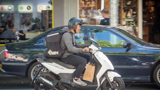 Traders on Chapel St are turning away from food delivery apps. Picture: Eugene Hyland