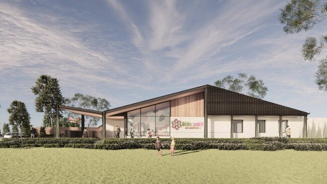 Artist impression – proposed 125 place childcare centre at Wyee in Lake Macquarie. Credit: North Perspective