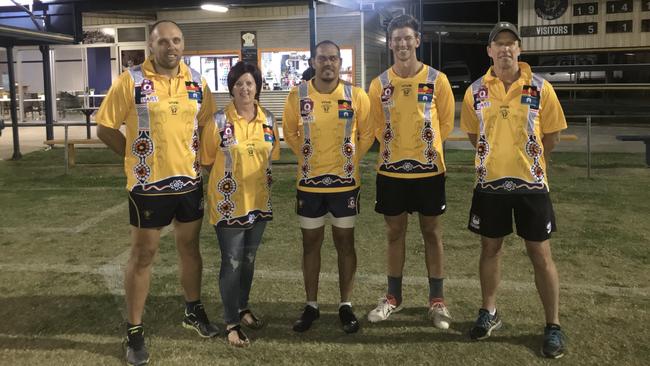 The Springwood AFC jersey which will feature during the Indigenous round.