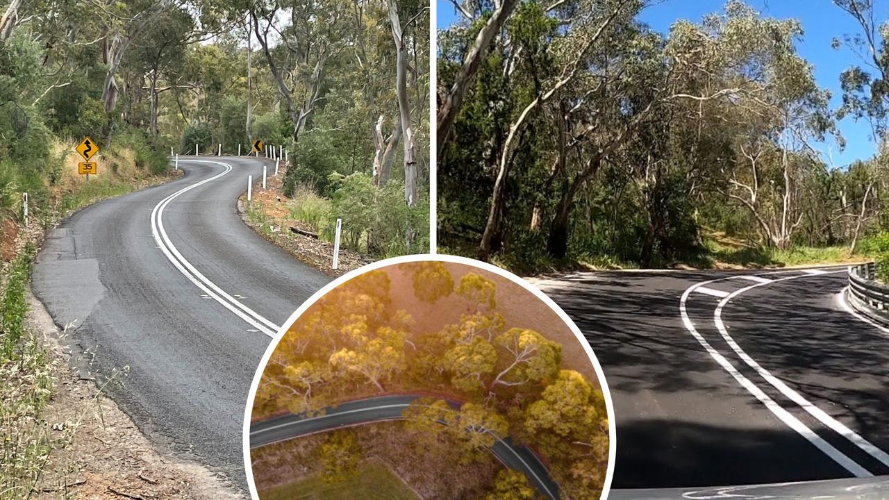 Notorious Adelaide Hills road opens after $10m safety fix