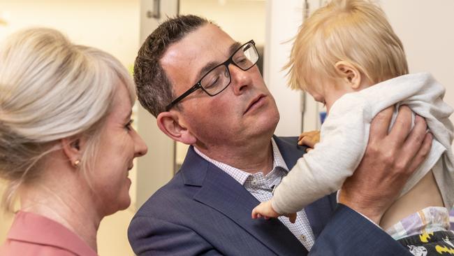 The Andrews government has promised a baby bundle for new parents. Picture: AAP Image/Daniel Pockett