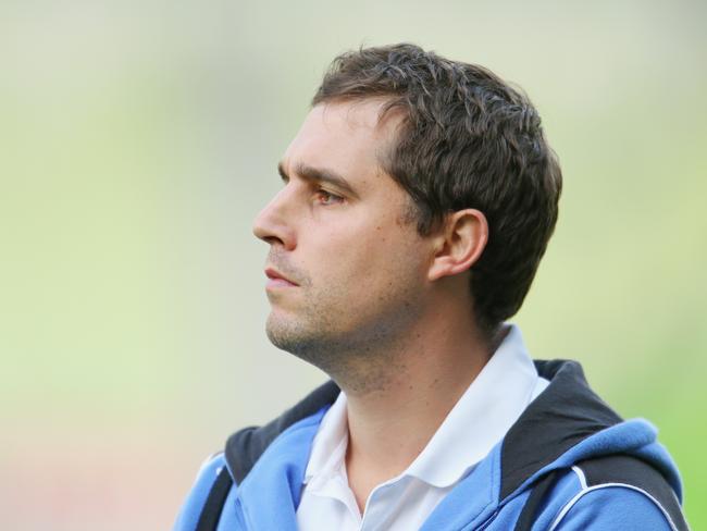 MELBOURNE, AUSTRALIA - OCTOBER 25: Perth Spirit coach David Wessels looks on during the NRC Semi Final match between Melbourne Rising and Perth Spirit at AAMI Park on October 25, 2014 in Melbourne, Australia. (Photo by Scott Barbour/Getty Images)