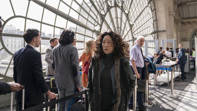 Sandra Oh in Killing Eve.