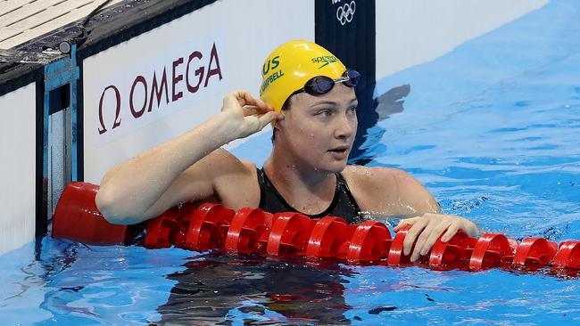 Cate Campbell missed out on a medal in the final of the Women's 50m Freestyle.