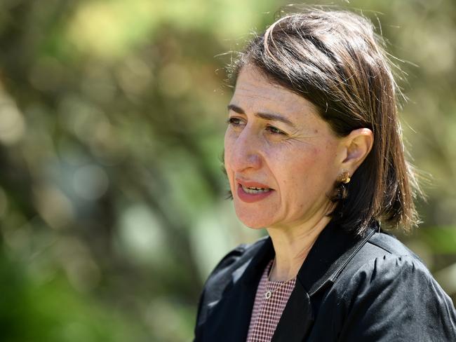 Ms Berejiklian said she wanted to tighten hotel quarantine to ensure COVID-19 couldn’t leak into the community. Picture: NCA NewsWire/Joel Carrett