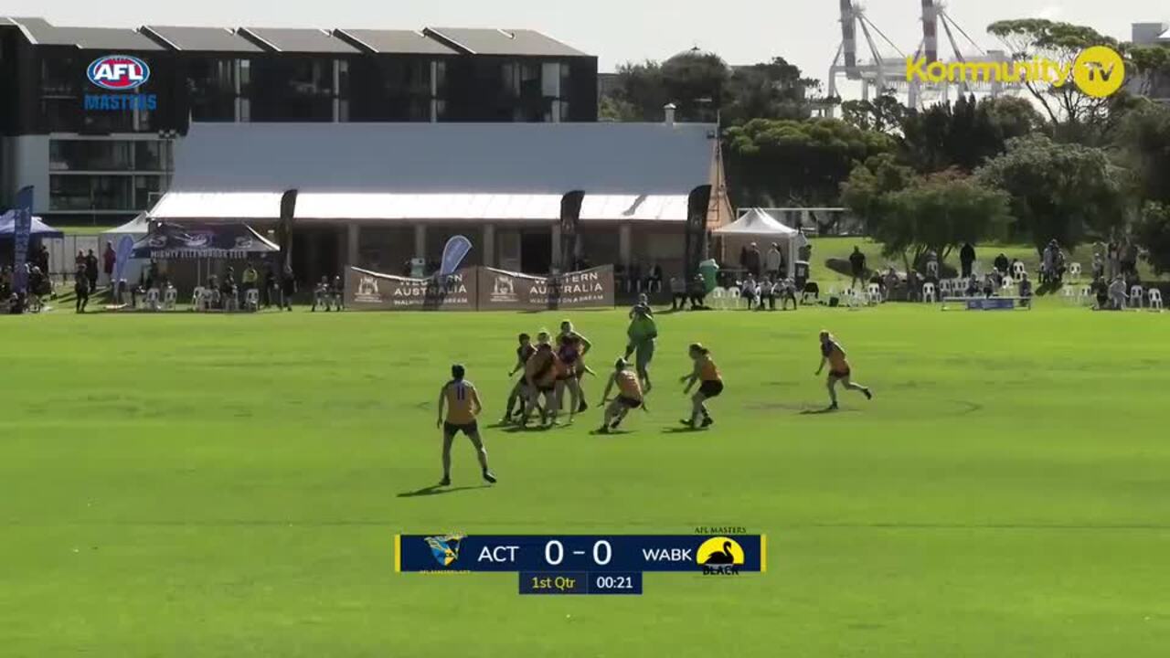 Replay: ACT v WA Black (Women 35s) — 2024 AFL Masters National Carnival Day 1