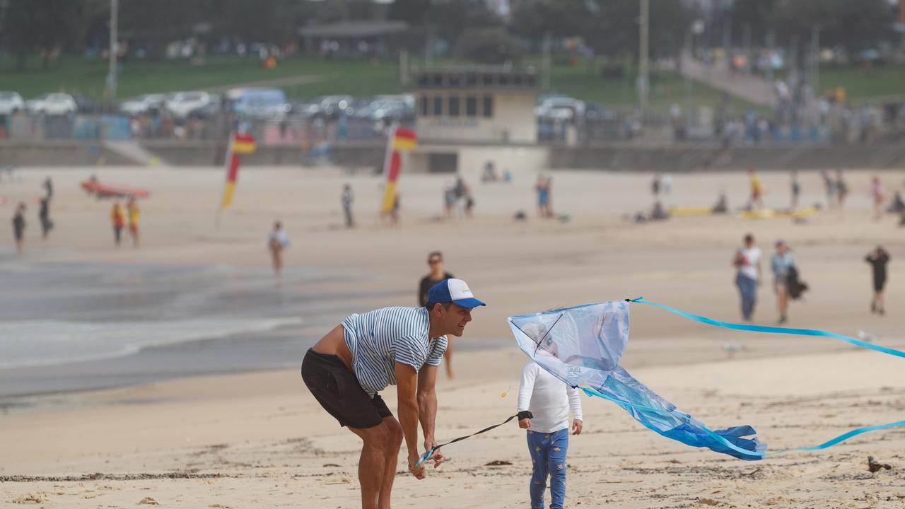 Strong south-easterly winds are expected to hit the northern NSW coast and almost the entire coast of Queensland on Friday. Picture: NewsWire / Max Mason-Hubers