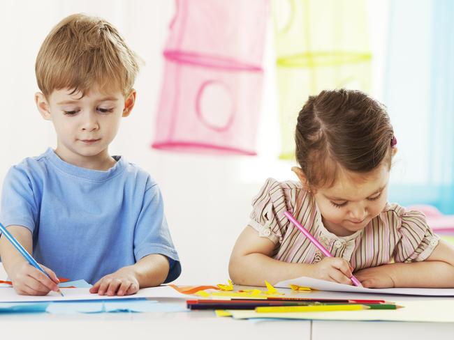 Kids drawing, childcare generic, thinkstock