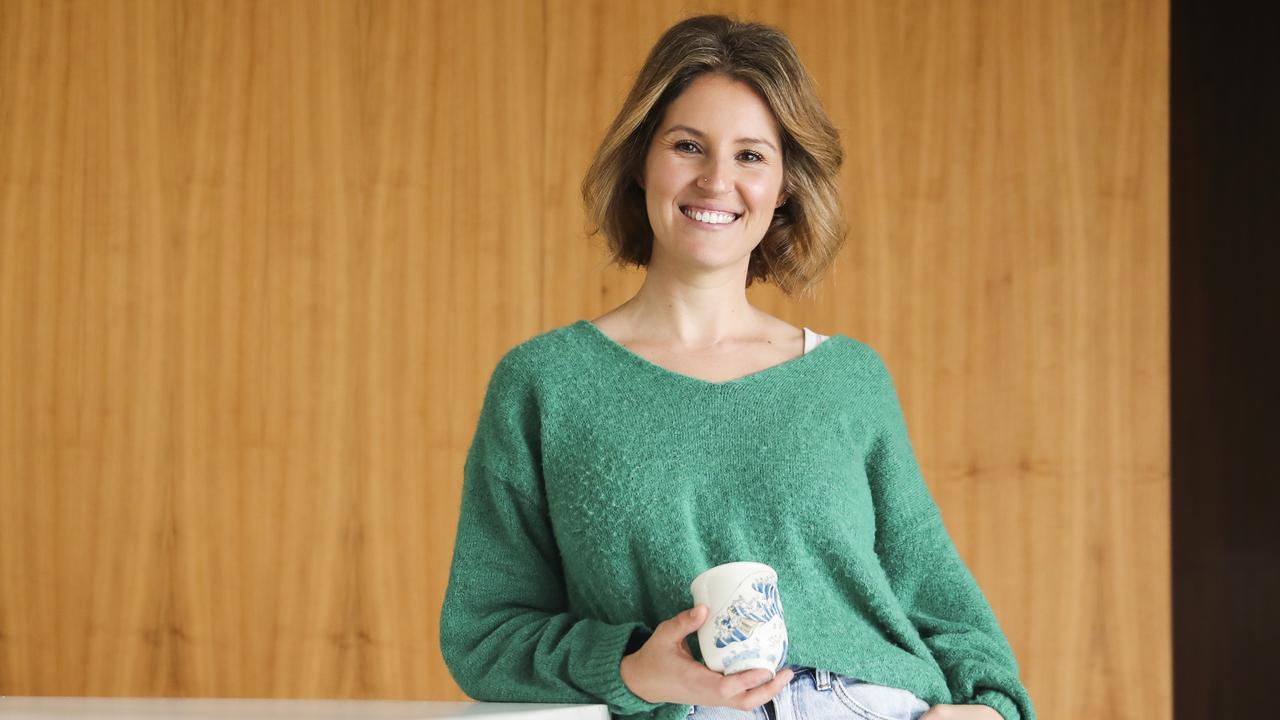 At Home with TeaEsk founder Melissa Di Marco, pictured with her Japanese tea cup. Picture: Dylan Robinson