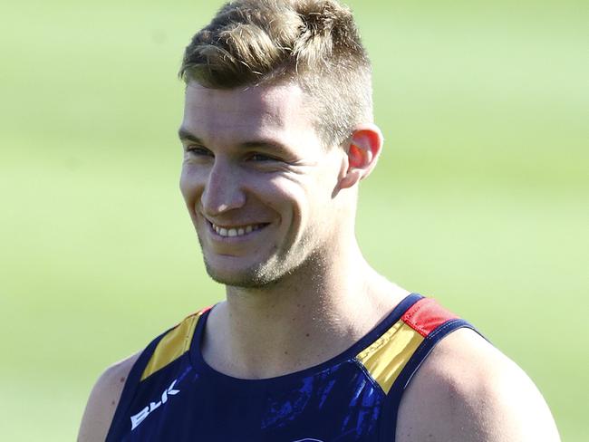 AFL - Crows training at Football Park.  Josh Jenkins. Picture Sarah Reed