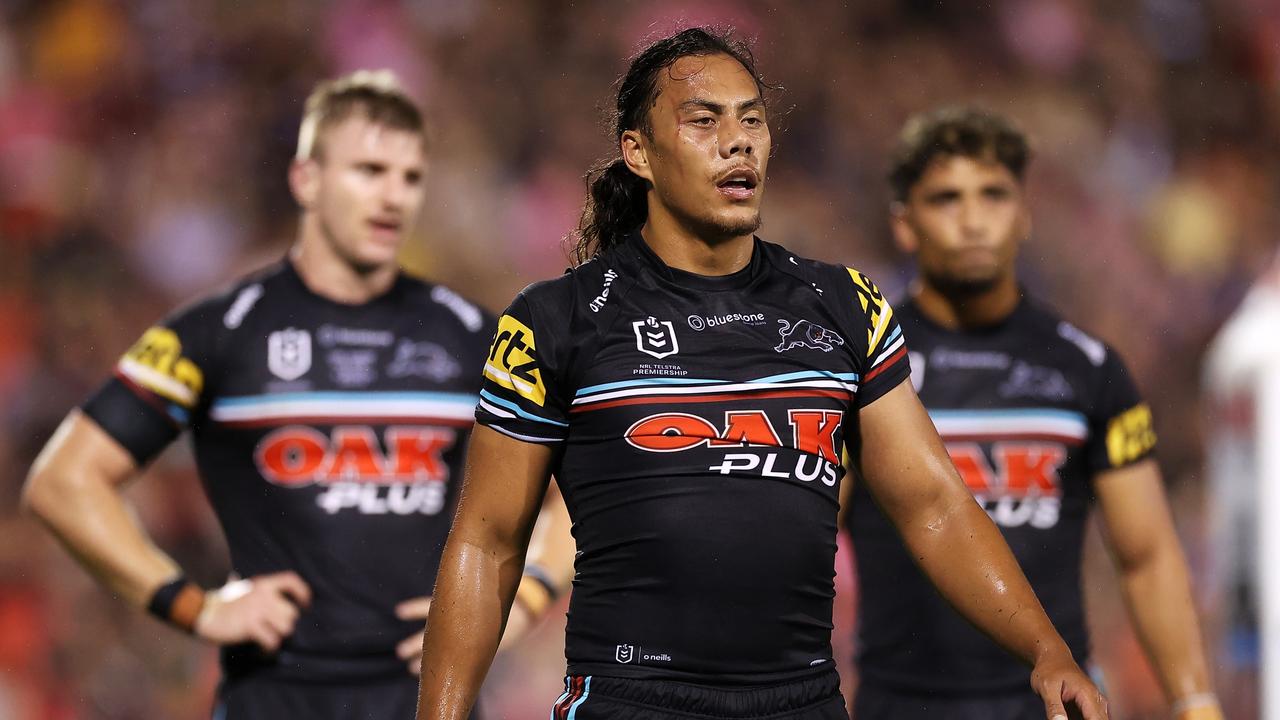 Jarome Luai has been named to make his return from a shoulder injury but will still need to pass further testing this week. Picture: Getty Images.