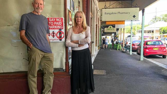 STREET TALK: Progress Association president Ian Holmes with the Chamber of Commerce's Jo Millar. Picture: Christian Morrow