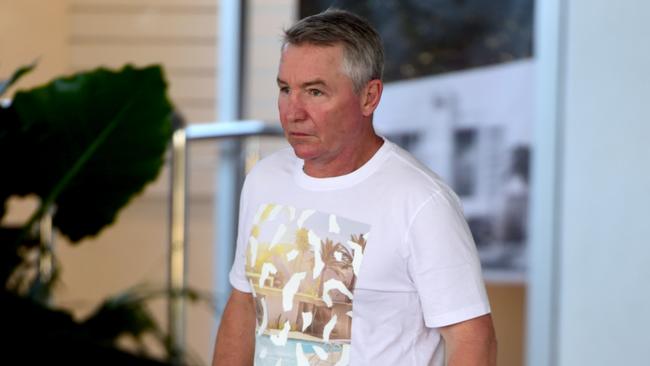 Queensland Origin coach Paul Green leaves The Ville hotel in Townsville. Picture: Scott Radford-Chisholm