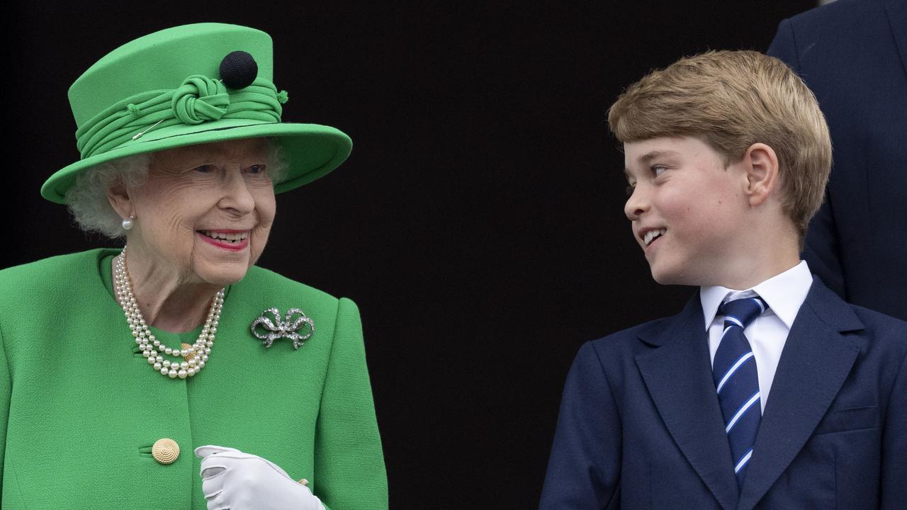 Sharing a laugh during the Queen’s Platinum Jubilee in 2022. Picture: Getty Images