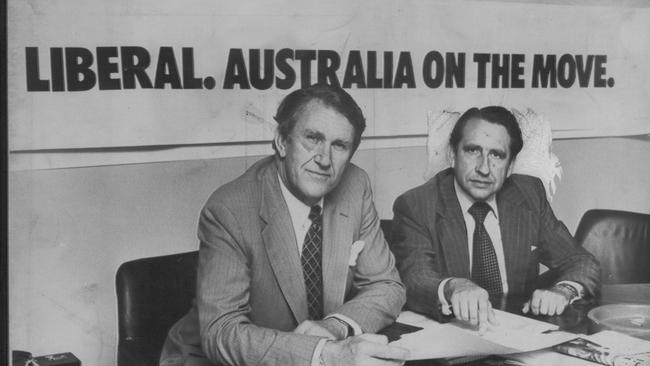 Tony Eggleton with Malcolm Fraser.