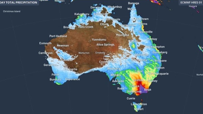 Australia’s southeast is set to plunge back to winter weather after scorching conditions over the long weekend. Photo: Weatherzone