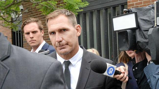 NRL player Scott Bolton leaves Waverley Court in Sydney, Monday, January 7, 2019. NRL veteran Scott Bolton has escaped conviction after pleading guilty to the common assault of a woman in a Sydney bar. (AAPImage/Jeremy Piper) NO ARCHIVING. Picture: JEREMY PIPER